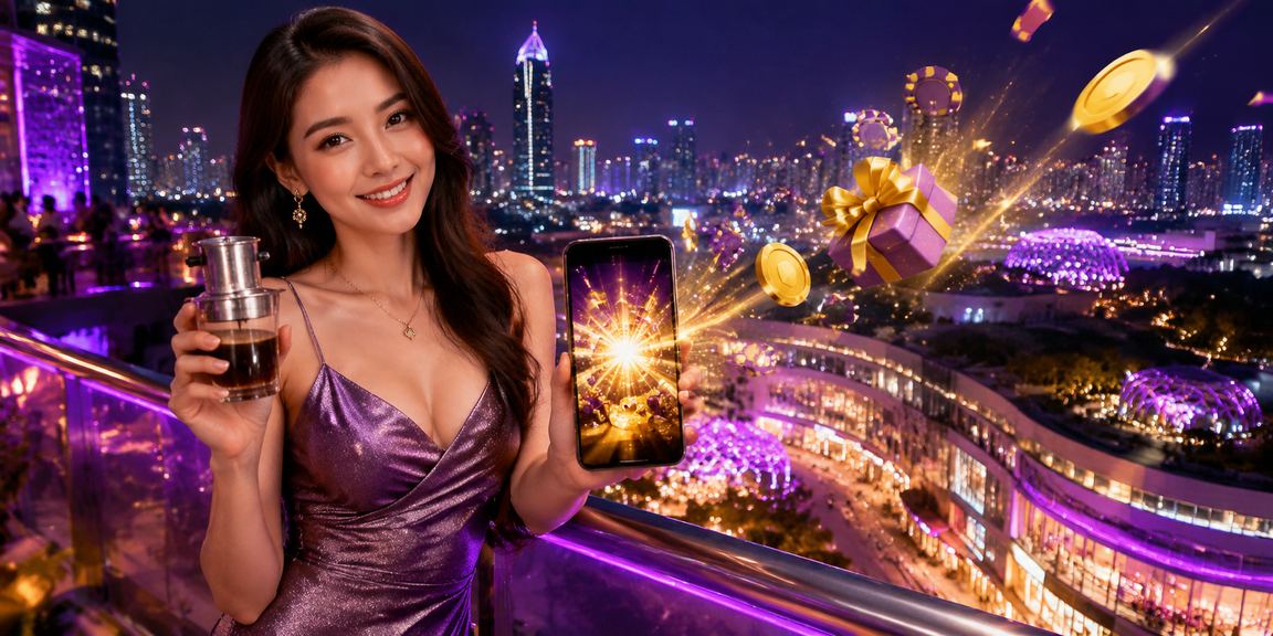 Người dùng TP. Hồ Chí Minh thực hiện giao dịch tài chính trực tuyến tại quán cà phê qua điện thoại di động