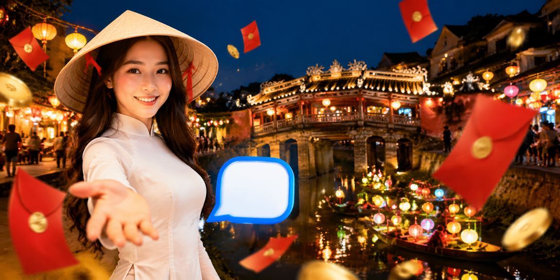 Người dùng tại Hội An tham gia nền tảng cá cược trực tuyến vn2000 vào buổi tối